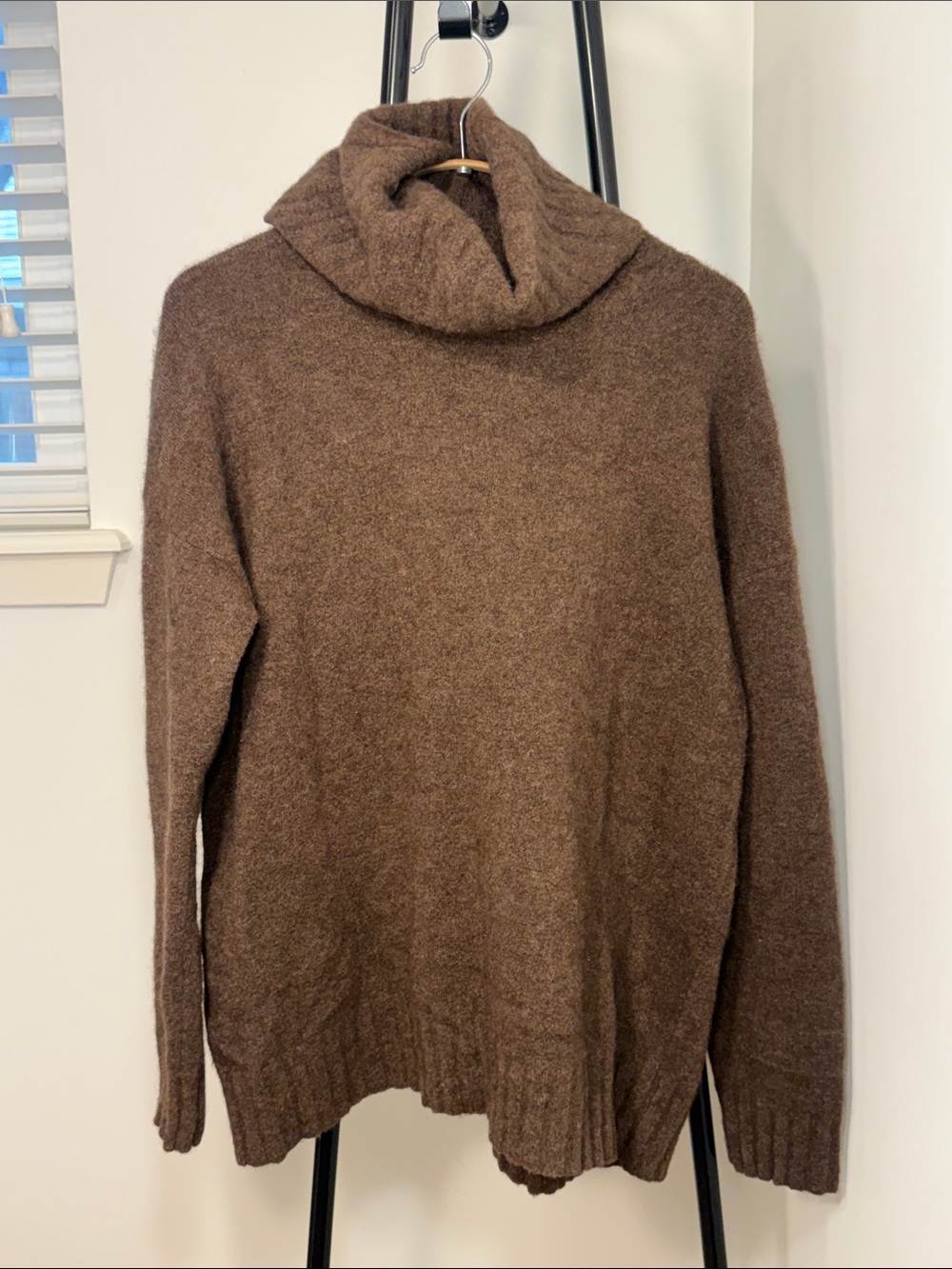 Theory Brown Turtleneck Sweater